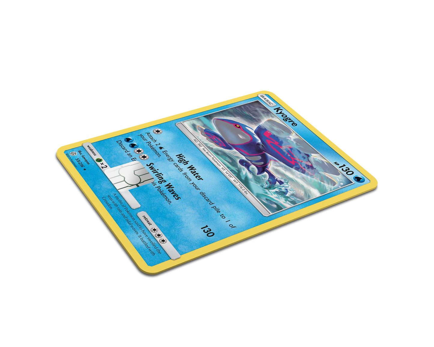 Anime Town Creations Credit Card Kyogre Pokemon Card Full Skins - Anime Pokemon Credit Card Skin