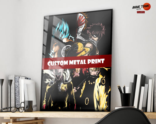 Anime Town Creations Metal Poster Create Your Own 11" x 17" Home Goods - Custom Custom Metal Poster