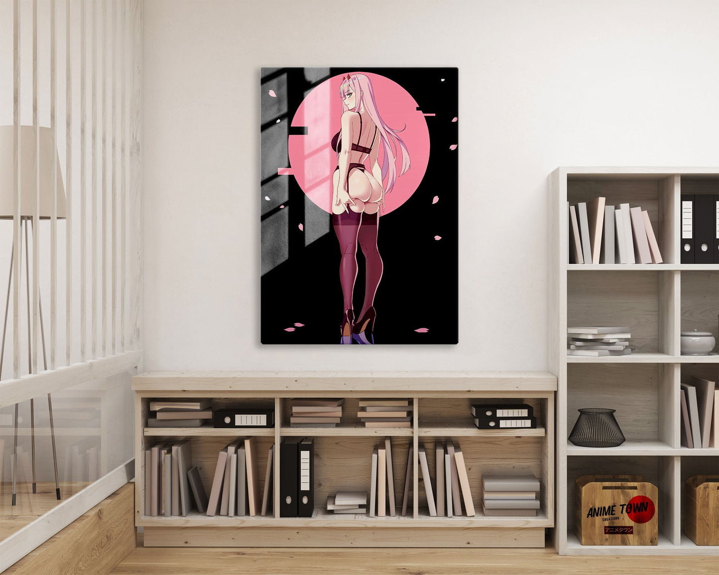 Zero Two Hot Pink Metal Poster