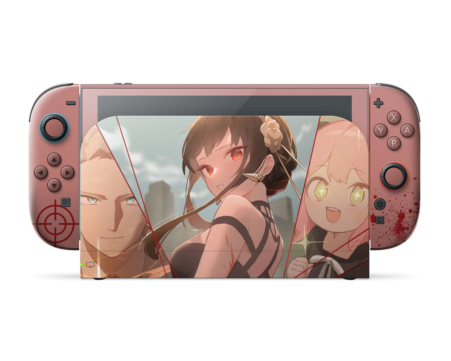 Anime Town Creations Nintendo Switch 2 Spy x Family Forger Fam Vinyl only Skins - Anime Spy x Family Switch 2 Skin