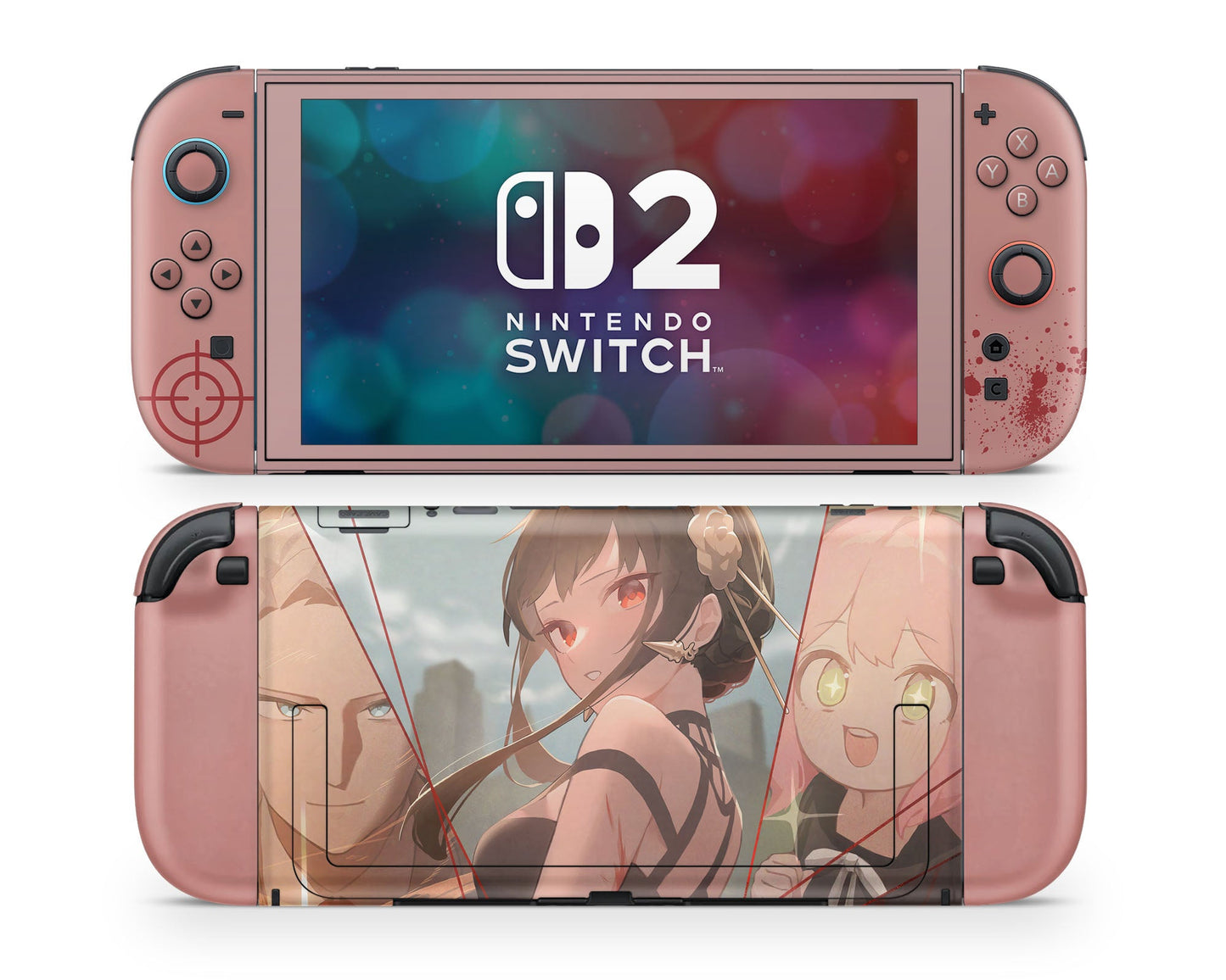 Anime Town Creations Nintendo Switch 2 Spy x Family Forger Fam Vinyl only Skins - Anime Spy x Family Switch 2 Skin