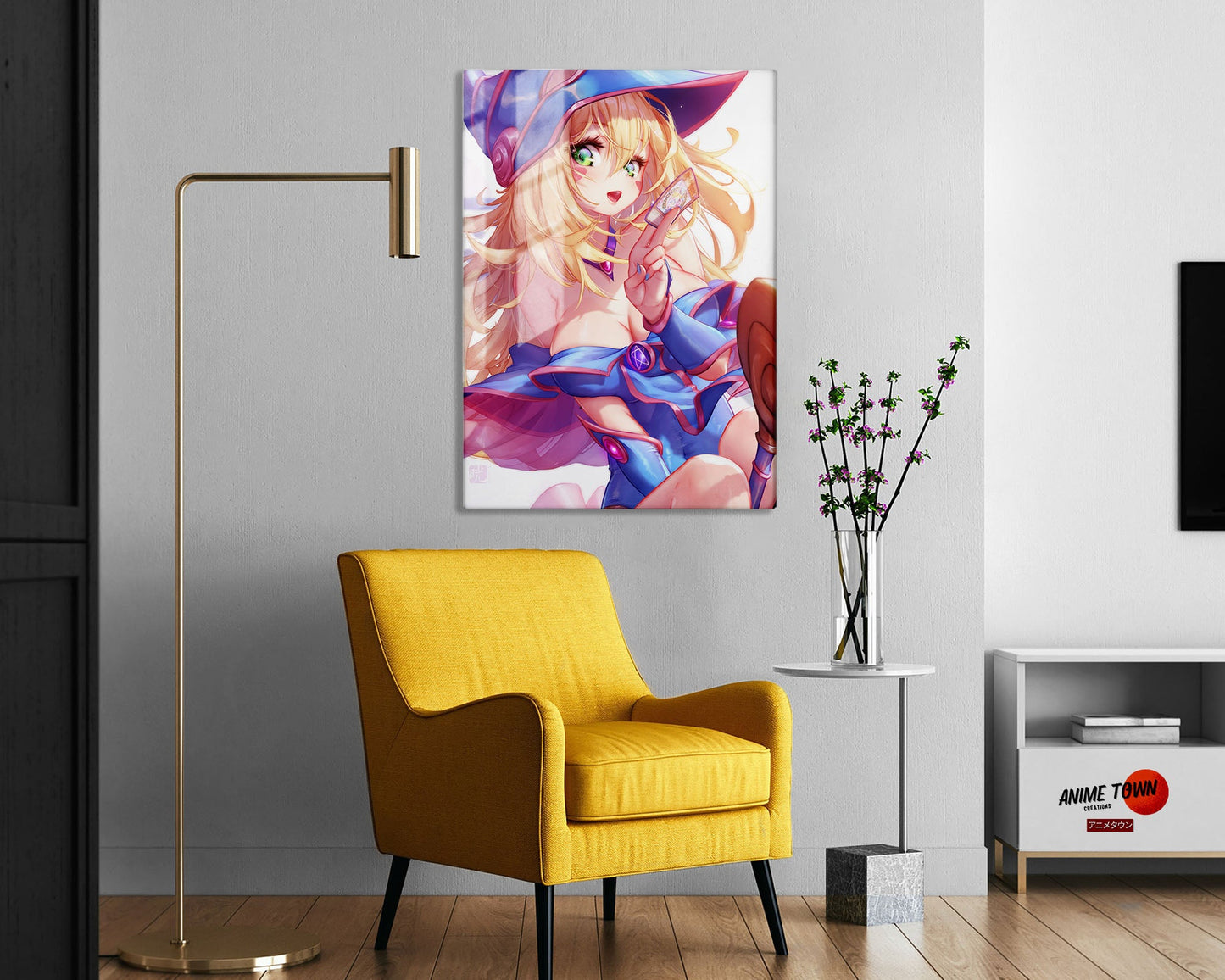 Dark Magician Girl Card Metal Poster