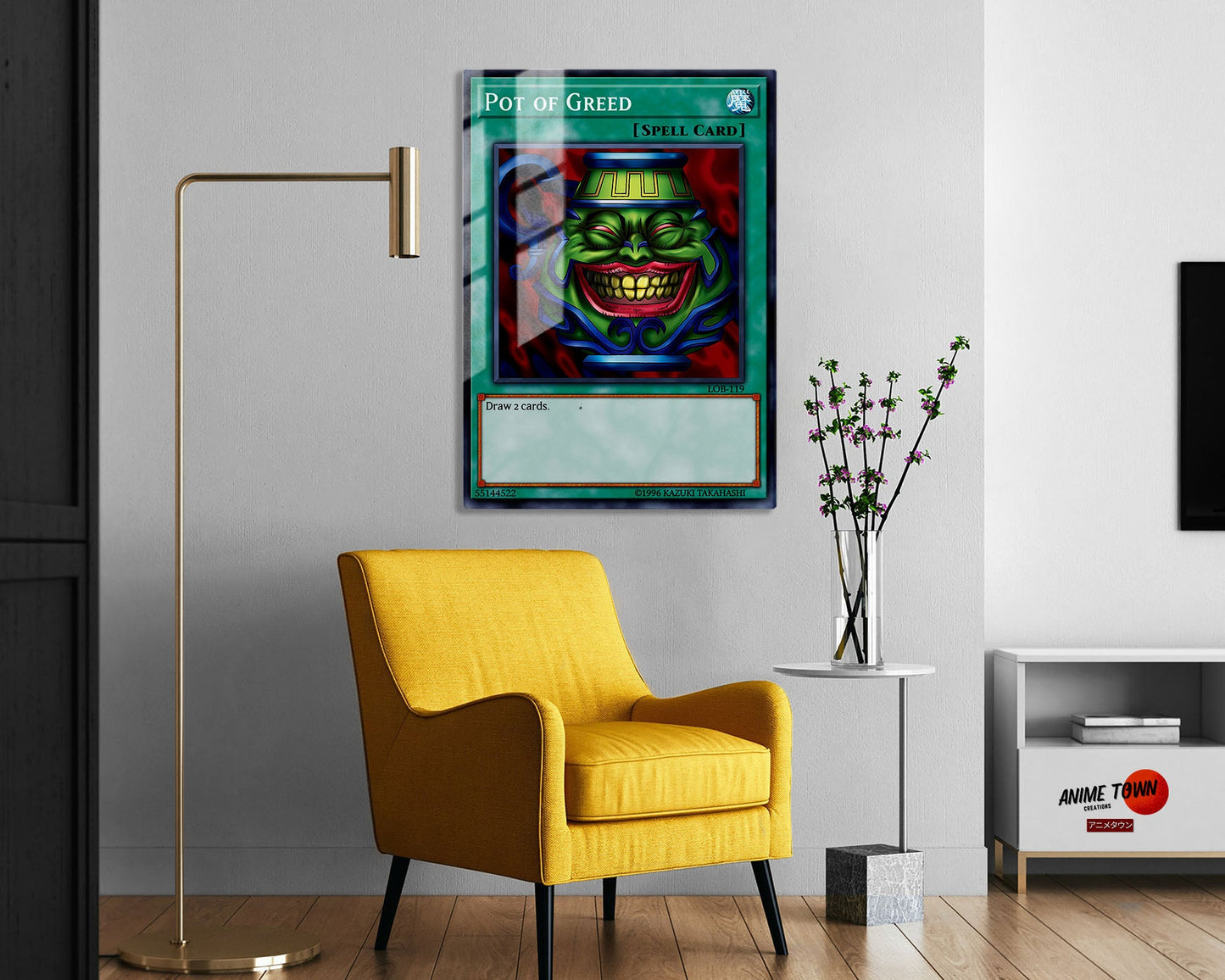 Pot of Greed Card Metal Poster