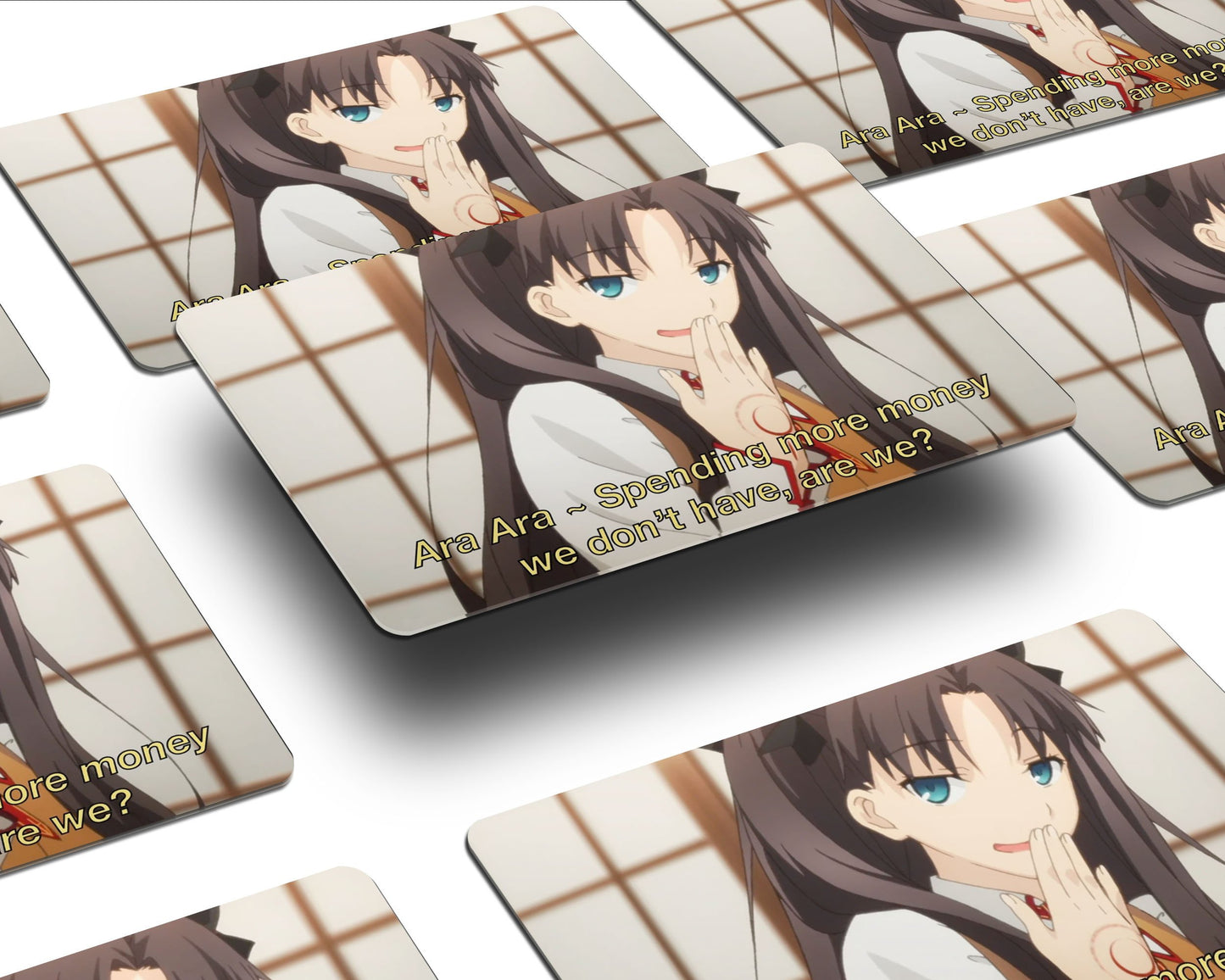Anime Town Creations Credit Card Ara Ara Half Skins - Anime Quotes Skin