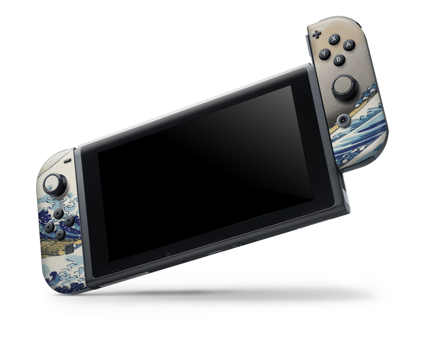Anime Town Creations Nintendo Switch OLED Gyarados Great Wave Off Kanagawa Vinyl +Tempered Glass Skins - Anime Pokemon Switch OLED Skin