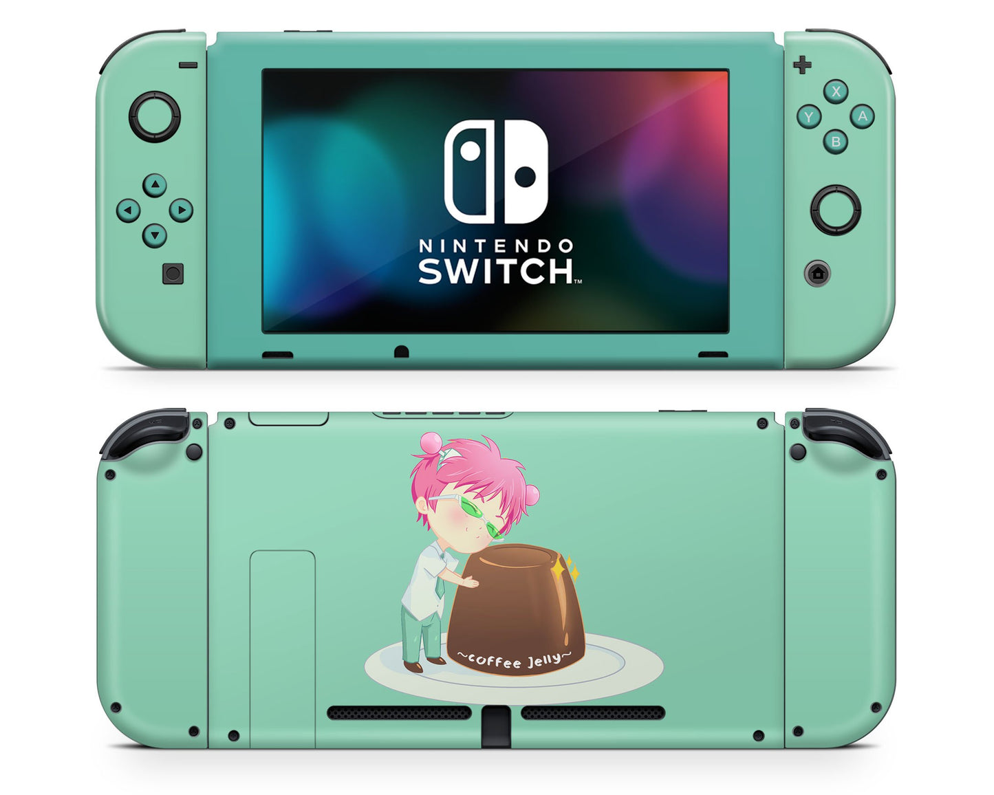 Disastrous Life of Saiki K Coffee Jelly Nintendo Switch Skin