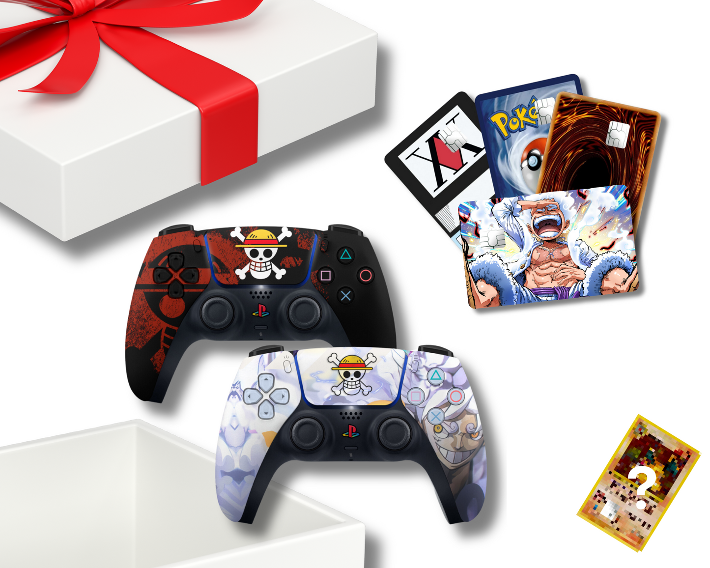 One Piece PS5 Controller & Credit Card Bundle Skin Set