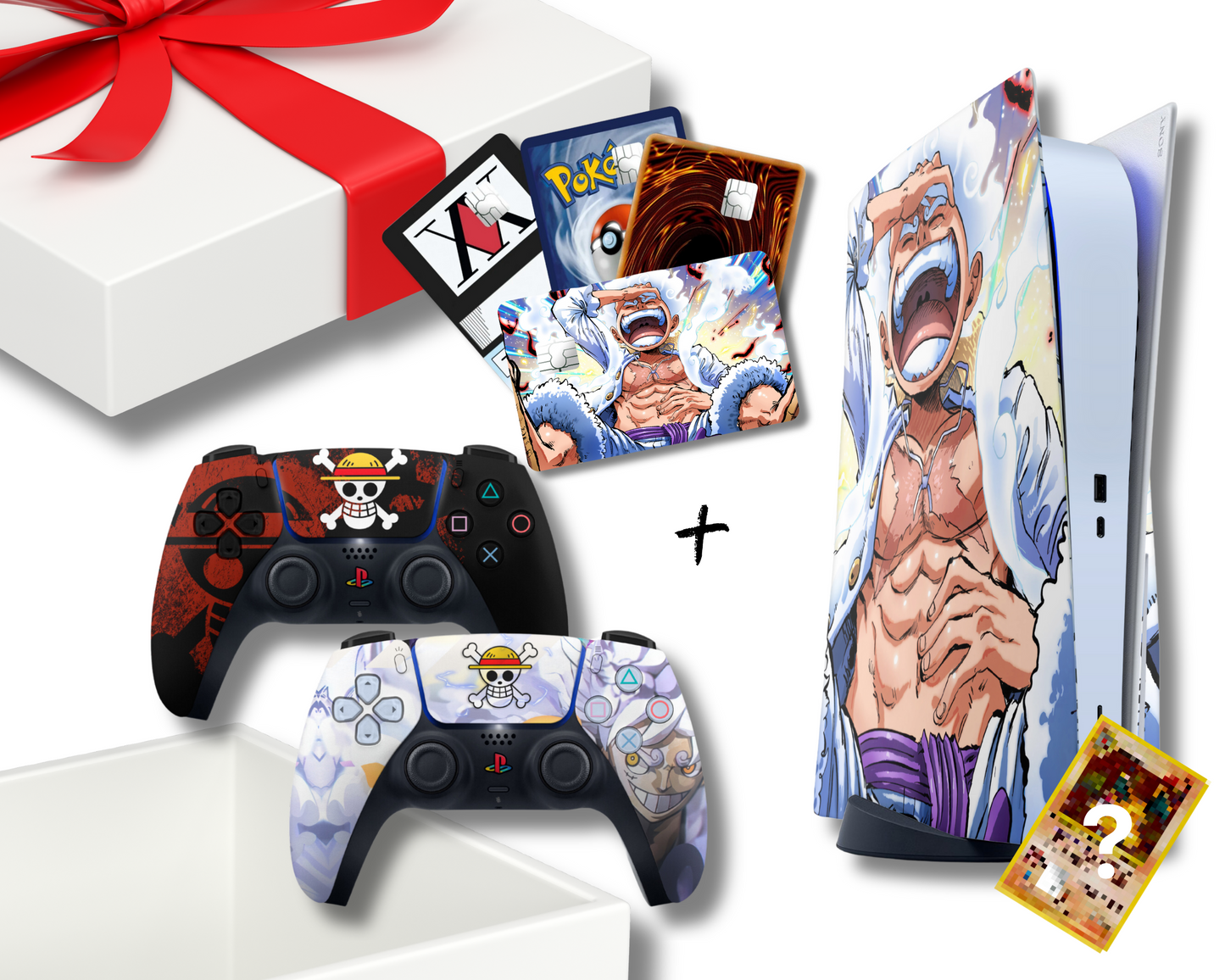 One Piece PS5 & Credit Card Bundle Skin Set