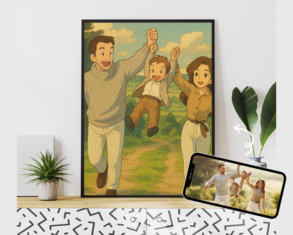 Custom S. Ghibli Style Poster - Transform Your Photo into Art