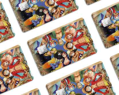 One Piece Crew Members Credit Card Skin