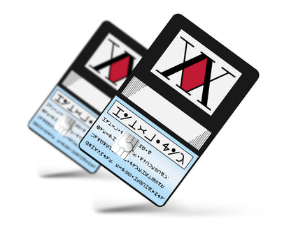 Anime Town Creations Credit Card Hunter x Hunter Licence Card Full Skins - Anime Hunter x Hunter Credit Card Skin