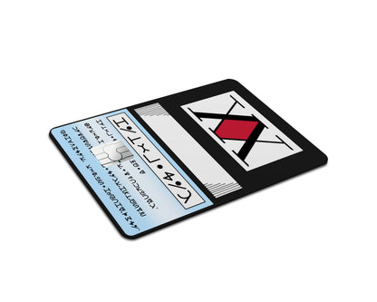 Anime Town Creations Credit Card Hunter x Hunter Licence Card Half Skins - Anime Hunter x Hunter Credit Card Skin