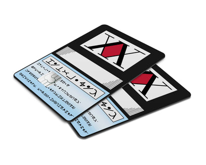Anime Town Creations Credit Card Hunter x Hunter Licence Card Window Skins - Anime Hunter x Hunter Credit Card Skin