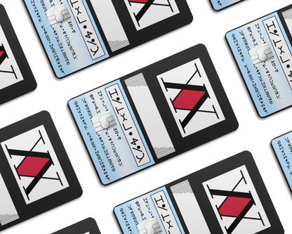 Anime Town Creations Credit Card Hunter x Hunter Licence Card Window Skins - Anime Hunter x Hunter Credit Card Skin