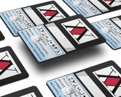 Anime Town Creations Credit Card Hunter x Hunter Licence Card Window Skins - Anime Hunter x Hunter Credit Card Skin