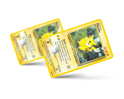 Pikachu Pokemon Card Credit Card Skin