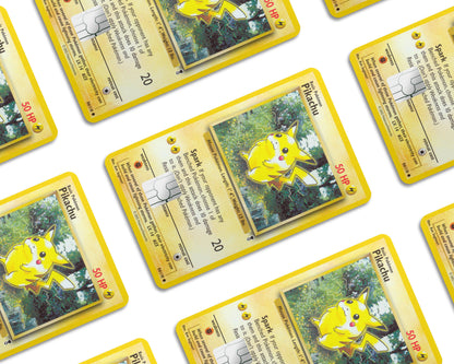 Pikachu Pokemon Card Credit Card Skin
