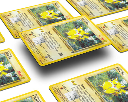 Pikachu Pokemon Card Credit Card Skin