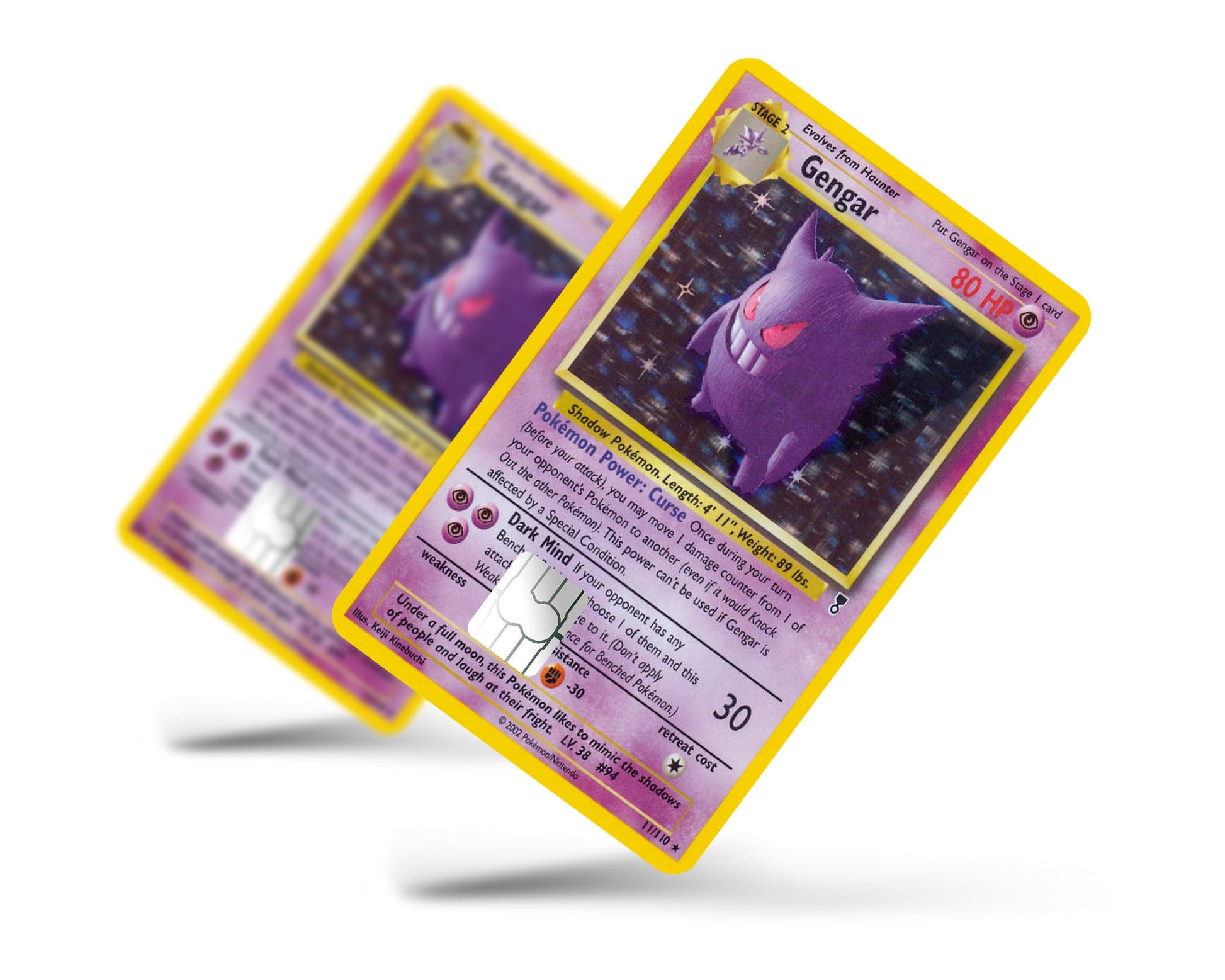 Anime Town Creations Credit Card Gengar Pokemon Card Full Skins - Anime Pokemon Skin