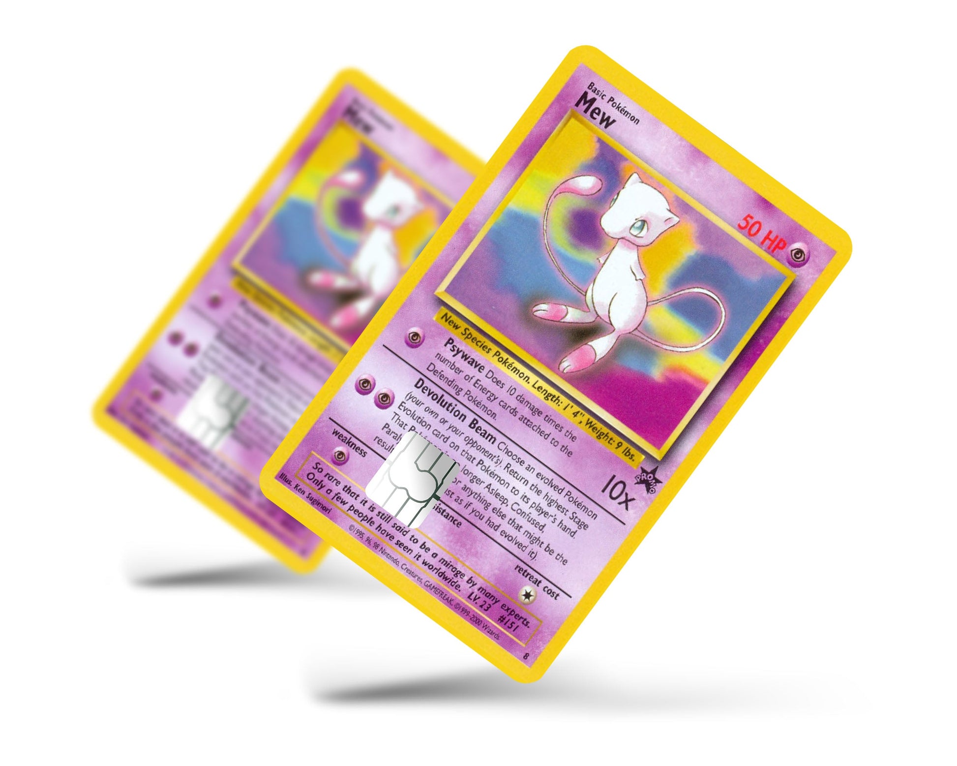 Anime Town Creations Credit Card Mew Pokemon Card Full Skins - Anime Pokemon Skin