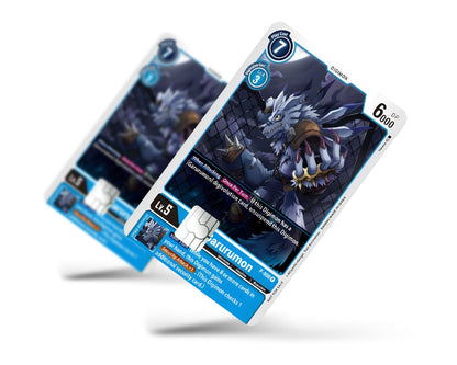Anime Town Creations Credit Card Weregarurumon Digimon Card Full Skins - Anime Digimon Credit Card Skin