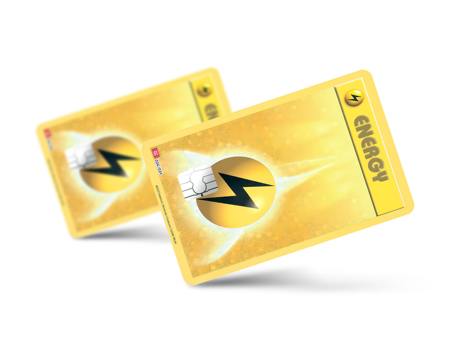 Anime Town Creations Credit Card Lightning Energy Pokemon Card Full Skins - Anime Pokemon Credit Card Skin
