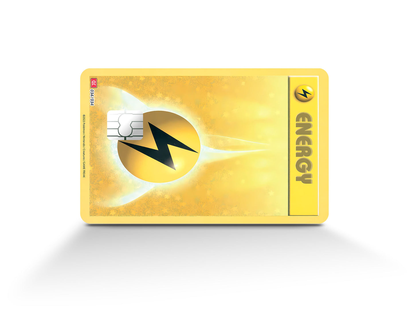 Anime Town Creations Credit Card Lightning Energy Pokemon Card Full Skins - Anime Pokemon Credit Card Skin