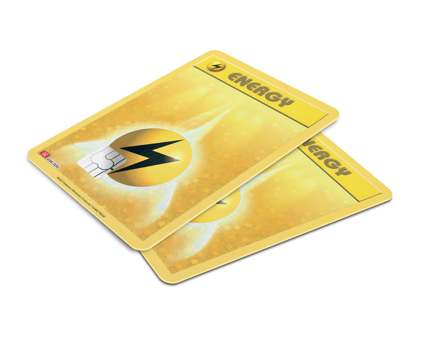 Anime Town Creations Credit Card Lightning Energy Pokemon Card Window Skins - Anime Pokemon Credit Card Skin