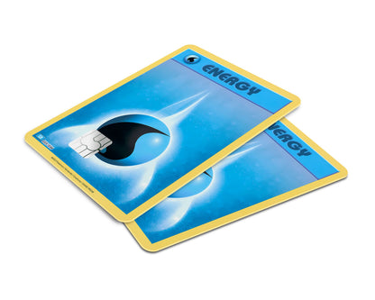 Anime Town Creations Credit Card Water Energy Pokemon Card Window Skins - Anime Pokemon Credit Card Skin