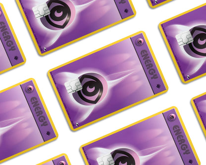 Anime Town Creations Credit Card Psychic Energy Pokemon Card Window Skins - Anime Pokemon Credit Card Skin