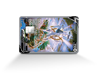 Anime Town Creations Credit Card Arceus V Pokemon Card Full Skins - Anime Pokemon Credit Card Skin