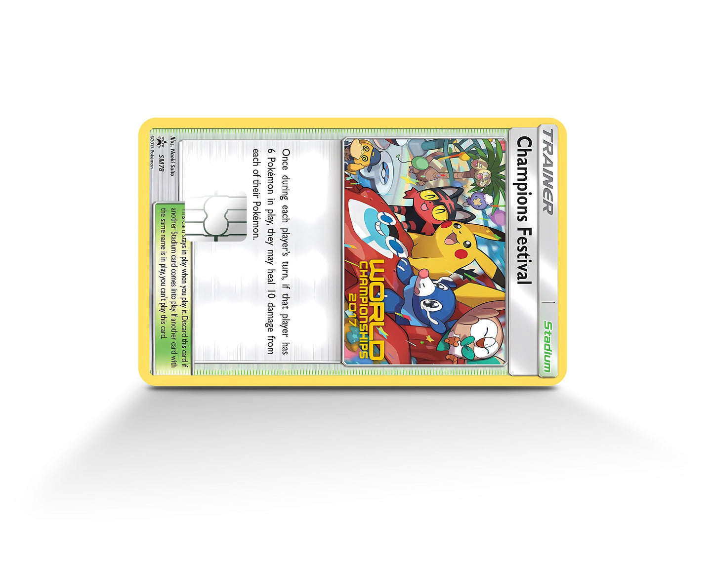 Anime Town Creations Credit Card Champions Festival Pokemon Card Full Skins - Anime Pokemon Credit Card Skin
