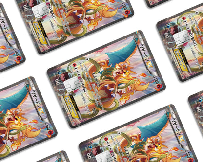Anime Town Creations Credit Card Charizard JP Pokemon Card Window Skins - Anime Pokemon Credit Card Skin
