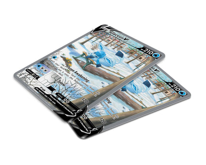 Anime Town Creations Credit Card Glaceon V Pokemon Card Window Skins - Anime Pokemon Credit Card Skin