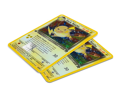 Anime Town Creations Credit Card Dark Raichu Pokemon Card Window Skins - Anime Pokemon Credit Card Skin