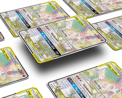 Anime Town Creations Credit Card Gardevoir & Sylveon Pokemon Card Window Skins - Anime Pokemon Credit Card Skin