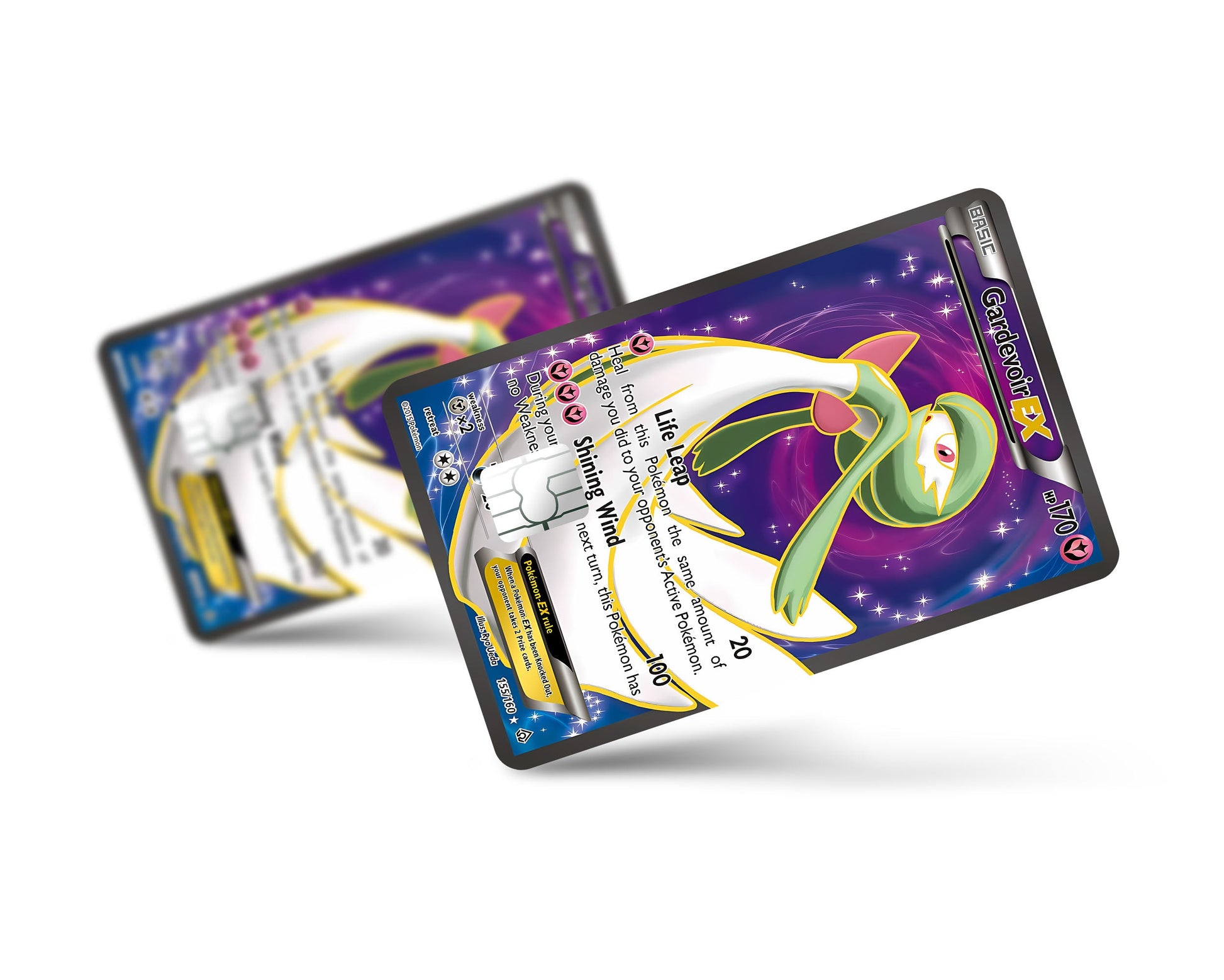 Anime Town Creations Credit Card Gardevoir Pokemon Card Full Skins - Anime Pokemon Credit Card Skin