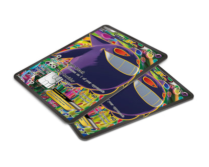 Anime Town Creations Credit Card Gengar EX Pokemon Card Window Skins - Anime Pokemon Credit Card Skin