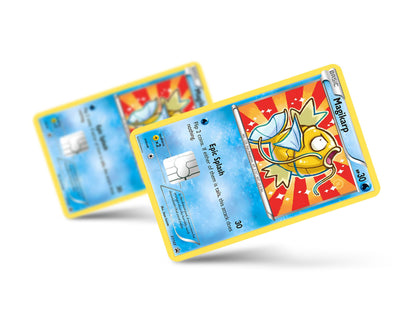 Anime Town Creations Credit Card Gold Magikarp Pokemon Card Full Skins - Anime Pokemon Credit Card Skin