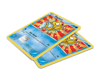 Anime Town Creations Credit Card Gold Magikarp Pokemon Card Window Skins - Anime Pokemon Credit Card Skin