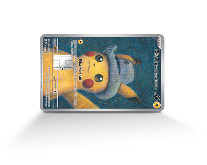 Anime Town Creations Credit Card Grey Hat Pikachu Pokemon Card Full Skins - Anime Pokemon Credit Card Skin