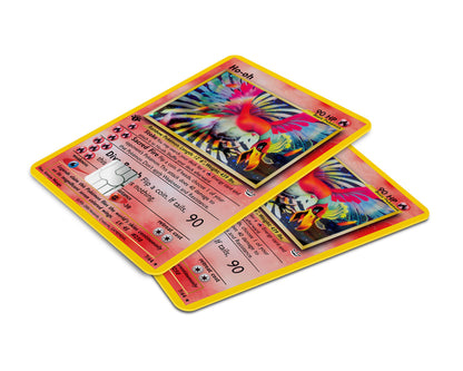 Anime Town Creations Credit Card Ho-oh Pokemon Card Window Skins - Anime Pokemon Credit Card Skin