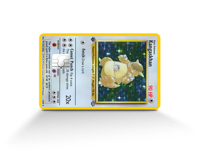 Anime Town Creations Credit Card Kangaskhan Pokemon Card Full Skins - Anime Pokemon Credit Card Skin
