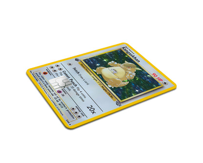 Anime Town Creations Credit Card Kangaskhan Pokemon Card Full Skins - Anime Pokemon Credit Card Skin