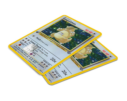 Anime Town Creations Credit Card Kangaskhan Pokemon Card Window Skins - Anime Pokemon Credit Card Skin