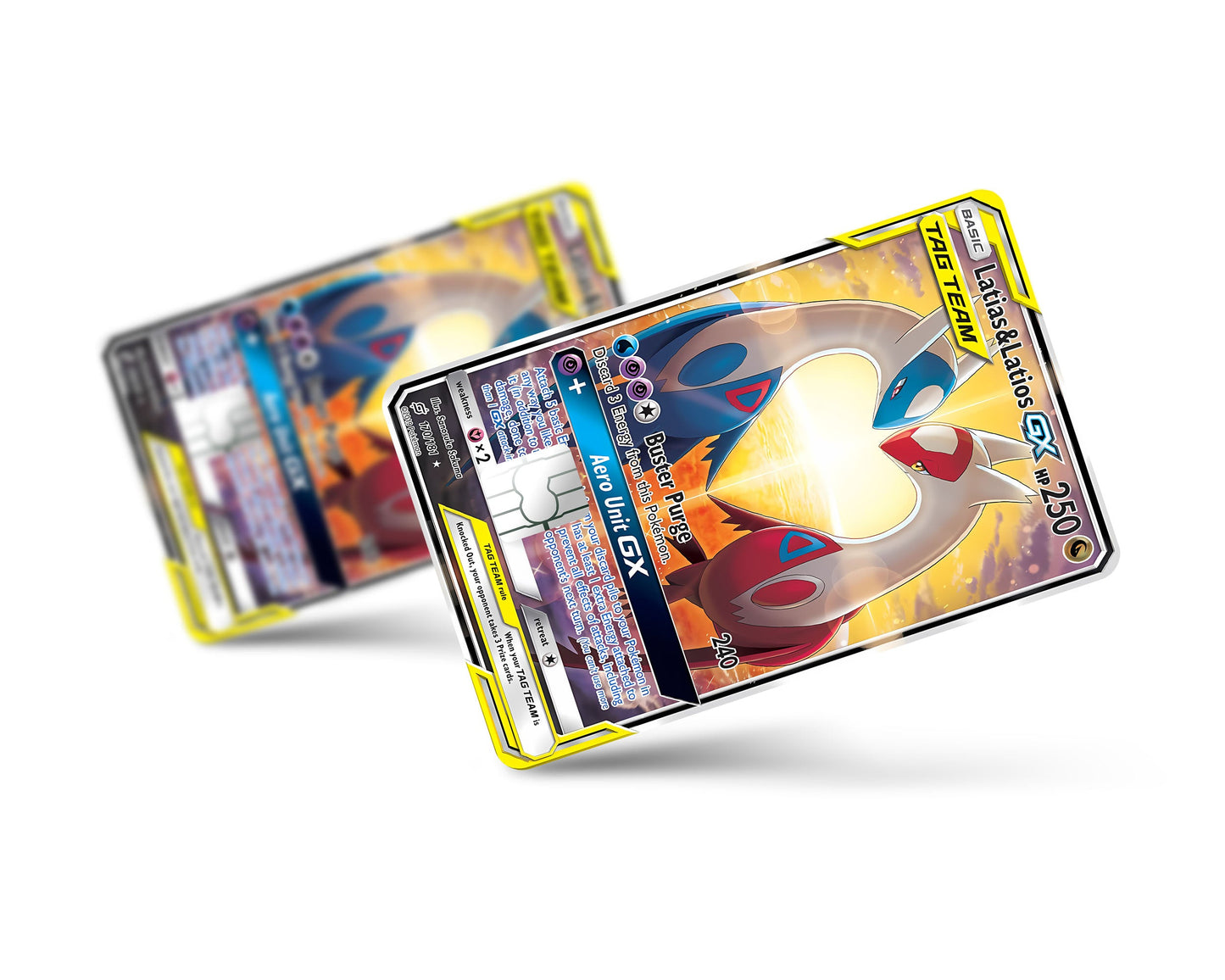 Anime Town Creations Credit Card Latias & Latios Pokemon Card Full Skins - Anime Pokemon Credit Card Skin