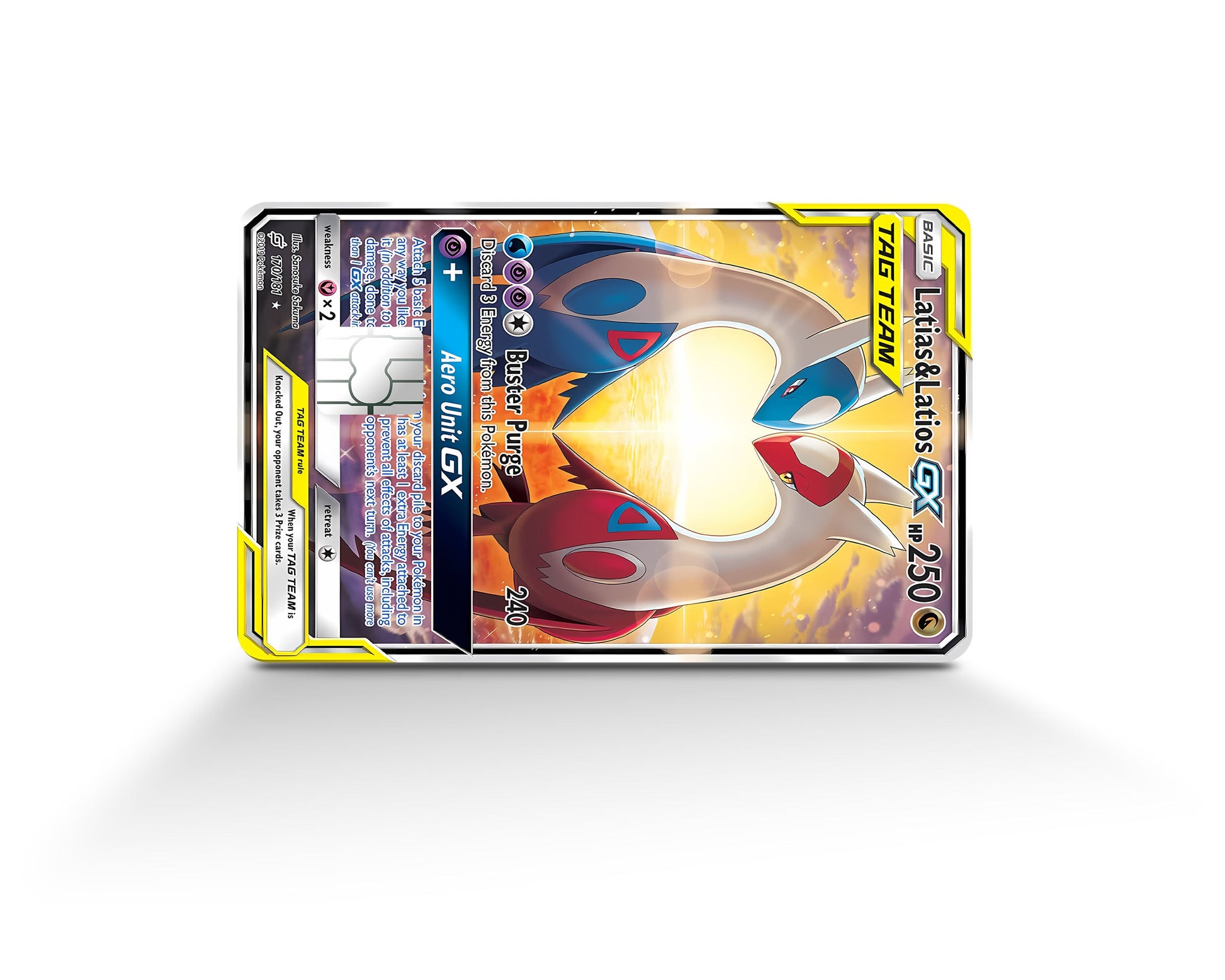 Anime Town Creations Credit Card Latias & Latios Pokemon Card Full Skins - Anime Pokemon Credit Card Skin