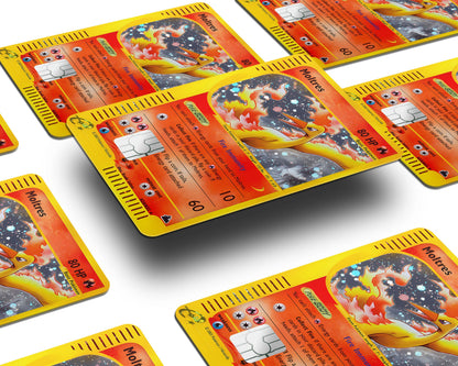 Anime Town Creations Credit Card Legendary Moltres Pokemon Card Window Skins - Anime Pokemon Credit Card Skin
