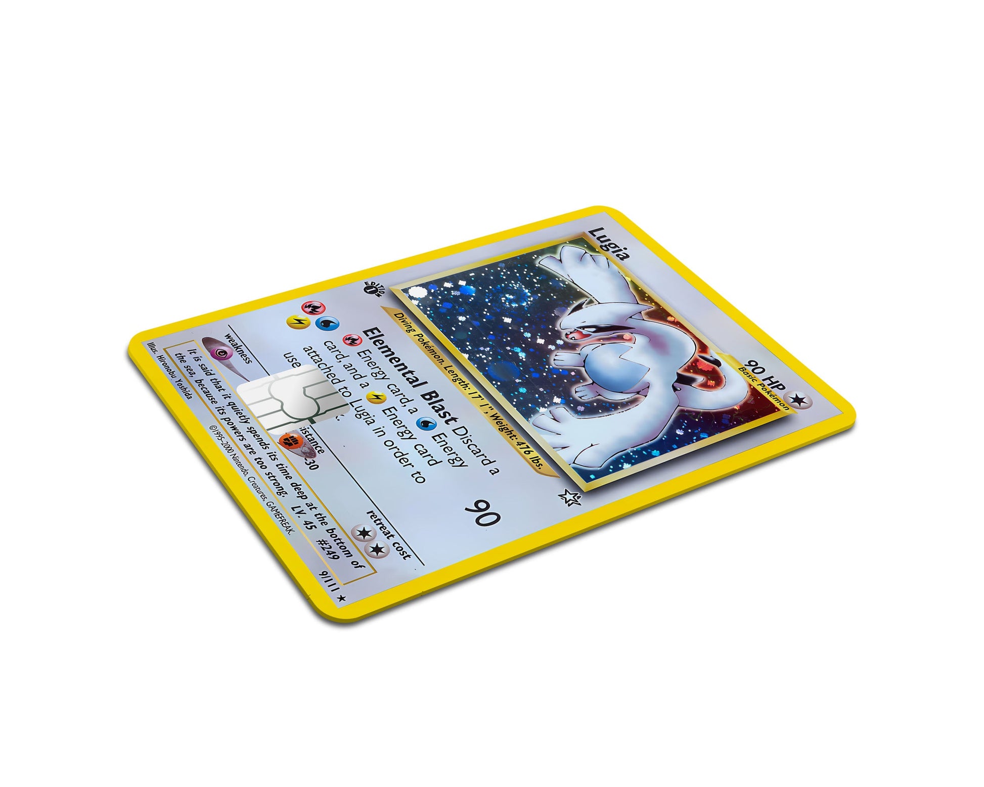 Anime Town Creations Credit Card Lugia Pokemon Card Full Skins - Anime Pokemon Credit Card Skin