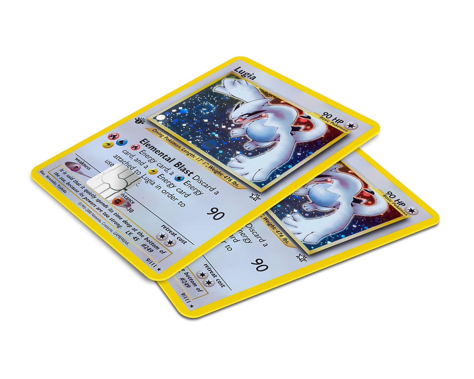 Anime Town Creations Credit Card Lugia Pokemon Card Window Skins - Anime Pokemon Credit Card Skin